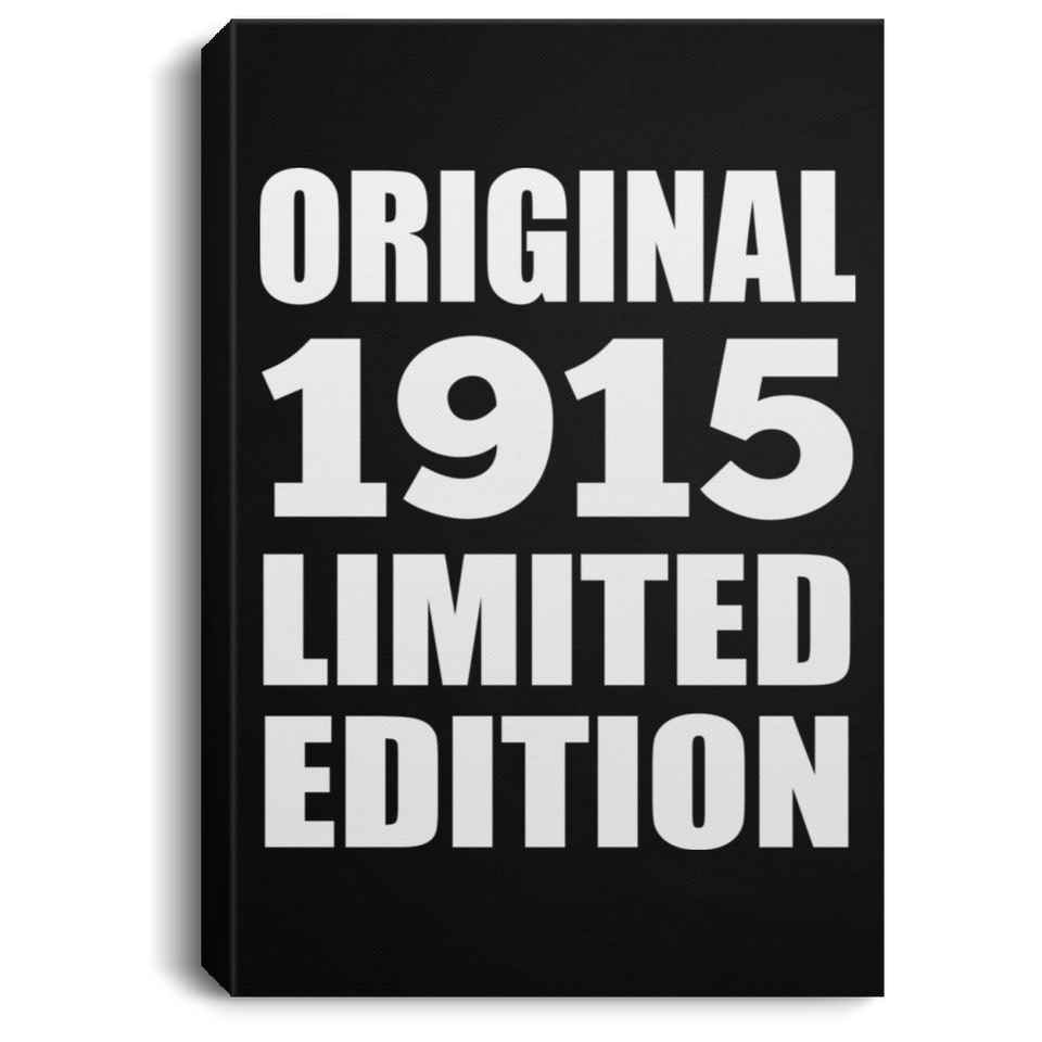 109th Birthday Original 1915 Limited Edition - Canvas Portrait