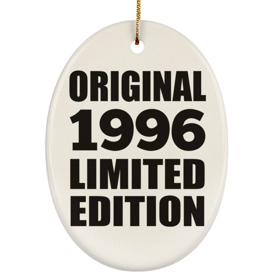 28th Birthday Original 1996 Limited Edition - Oval Ornament