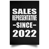 Sales Representative Since 2022 - Poster Portrait