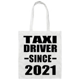 Taxi Driver Since 2021 - Tote Bag White