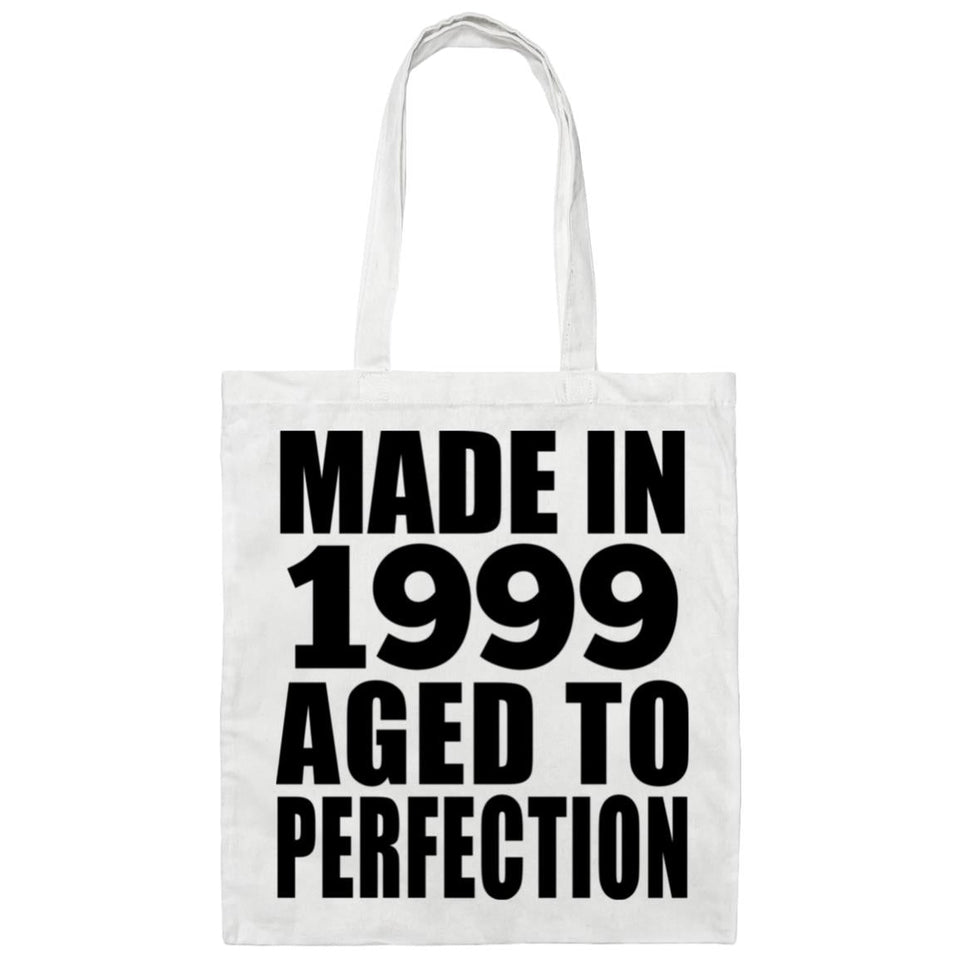 25th Birthday Made In 1999 Aged to Perfection - Tote Bag White
