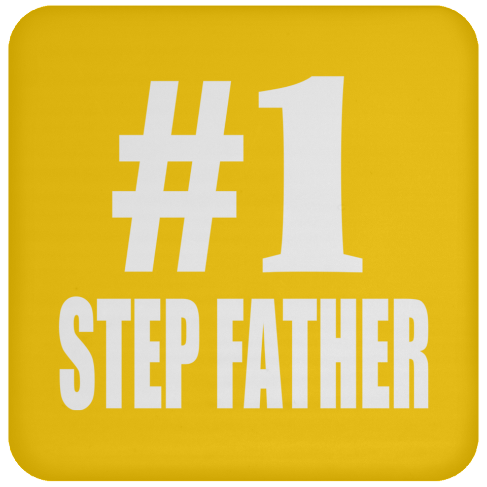 Number One #1 Step Father - Drink Coaster