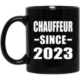 Chauffeur Since 2023 - 11oz Coffee Mug Black