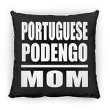 Portuguese Podengo Mom - Throw Pillow Black