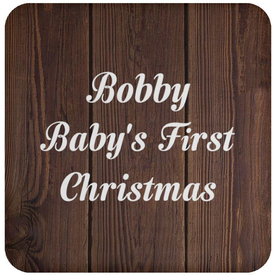 Bobby Baby's First Christmas - Drink Coaster D