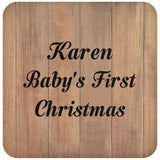 Karen Baby's First Christmas - Drink Coaster C