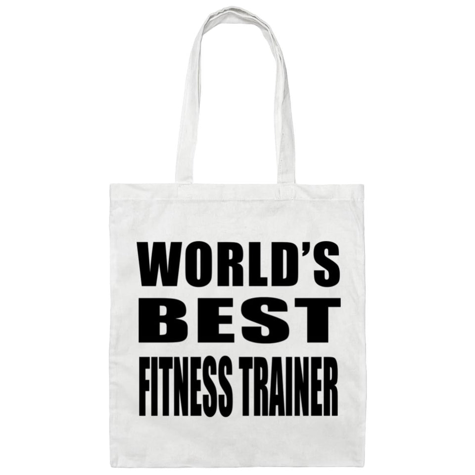 World's Best Fitness Trainer - Tote Bag White