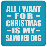 All I Want For Christmas Is My Samoyed Dog - Coaster