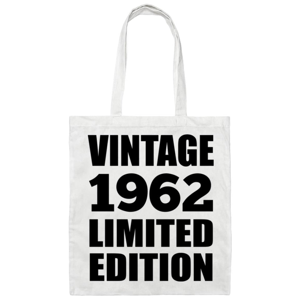 62nd Birthday Vintage 1962 Limited Edition - Tote Bag White