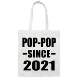 Pop-Pop Since 2021 - Tote Bag White