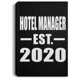 Hotel Manager Established EST. 2020 - Canvas Portrait