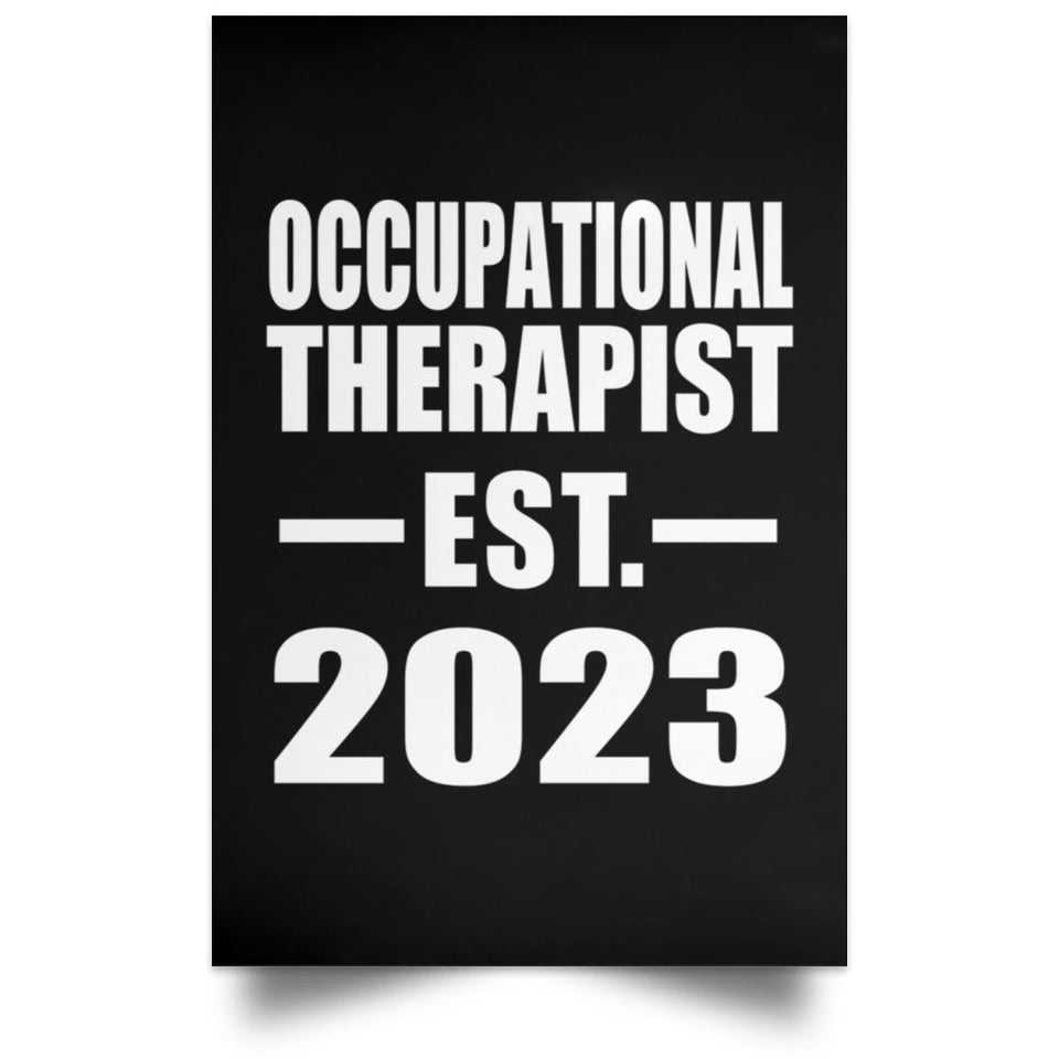 Occupational Therapist Established EST. 2023 - Poster Portrait