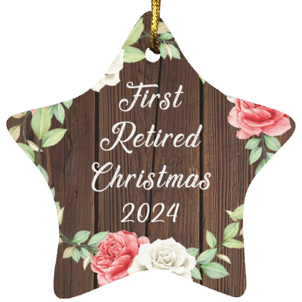 First Retired Christmas 2024 - Star Ornament A