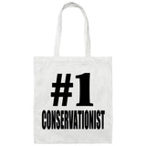 Number One #1 Conservationist - Tote Bag White