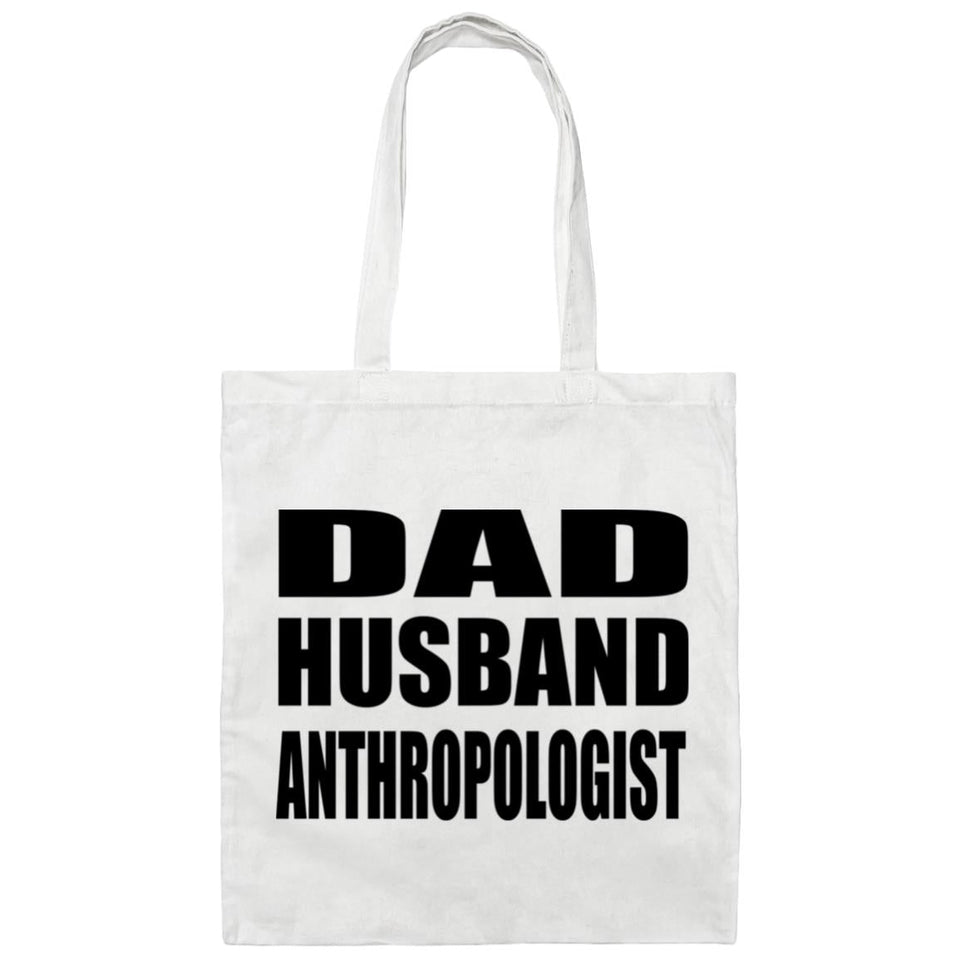 Dad Husband Anthropologist - Tote Bag White