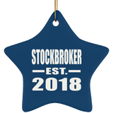 Stockbroker Established EST. 2018 - Star Ornament