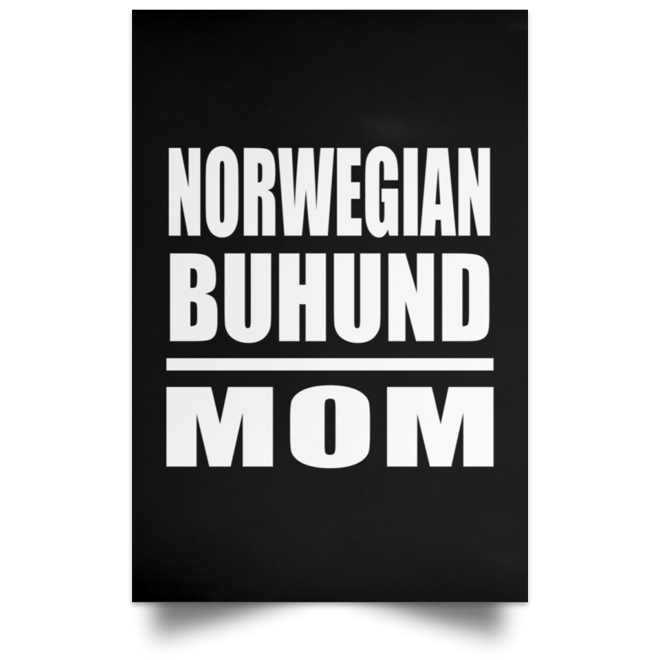 Norwegian Buhund Mom - Poster Portrait