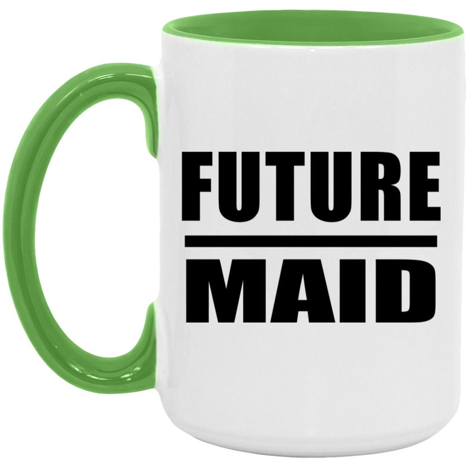 Future Maid - 15oz Accent Mug Green