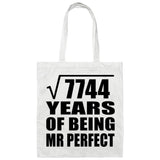 88th Anniversary Square Root of 7744 Years of Mr Perfect - Tote Bag White