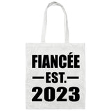 Fiancee Established EST. 2023 - Tote Bag White