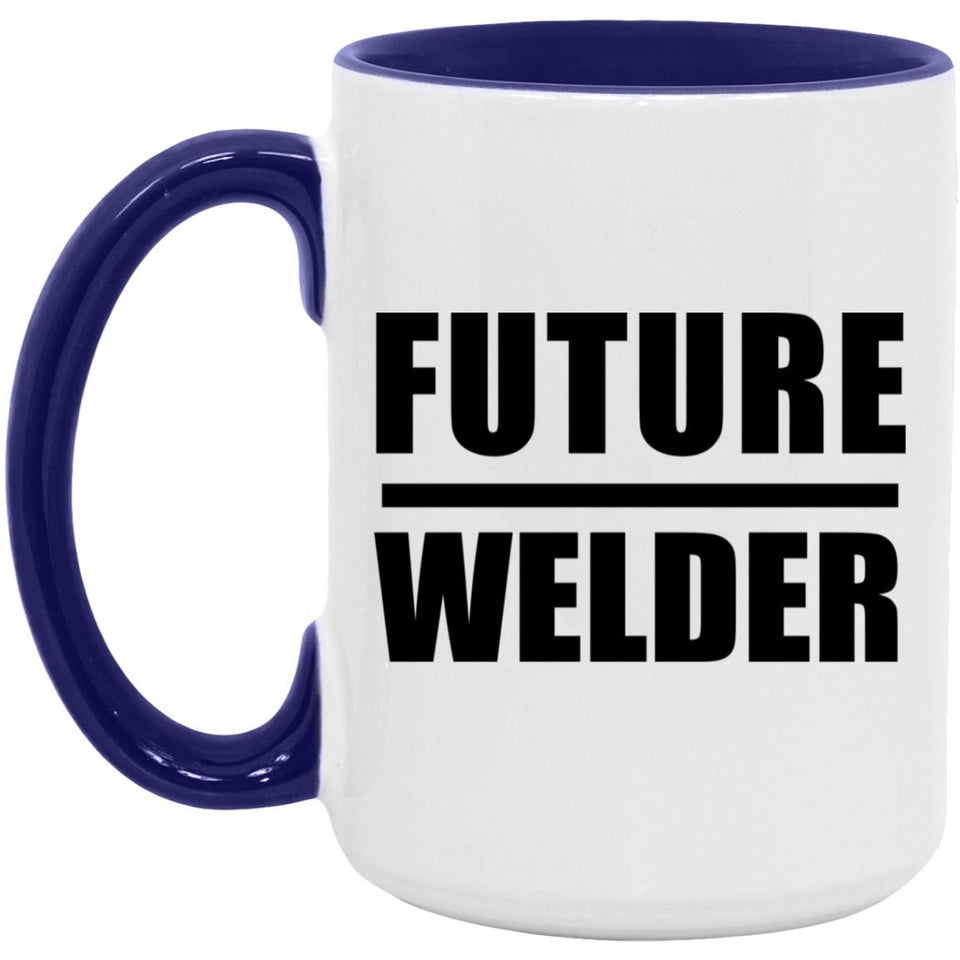 Future Welder - 15oz Accent Mug Purple