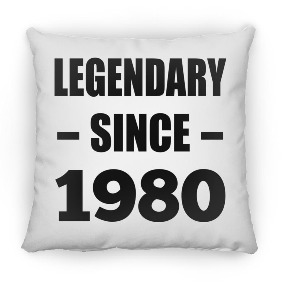 44th Birthday Legendary Since 1980 - Throw Pillow