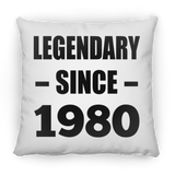 44th Birthday Legendary Since 1980 - Throw Pillow