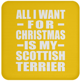 All I Want For Christmas Is My Scottish Terrier - Coaster