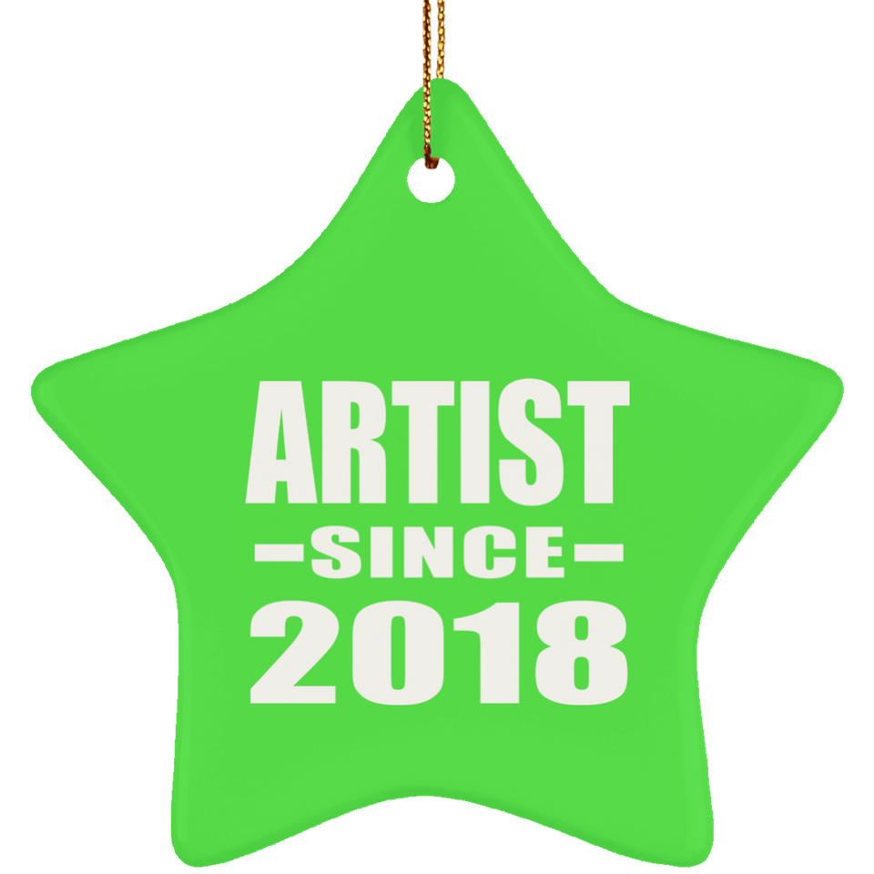Artist Since 2018 - Star Ornament