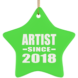 Artist Since 2018 - Star Ornament