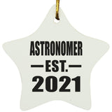 Astronomer Established EST. 2021 - Star Ornament