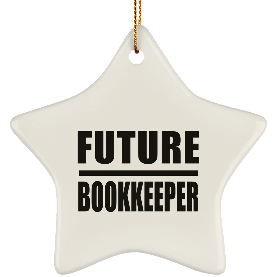 Future Bookkeeper - Star Ornament