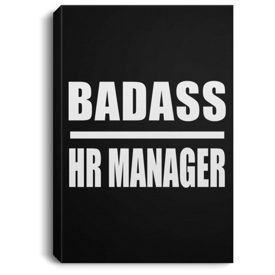 Badass HR Manager - Canvas Portrait