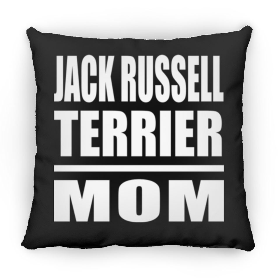 Jack Russell Terrier Mom - Throw Pillow Black
