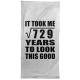 27th Birthday Took Square Root of 729 Years To Look Good - Hand Towel