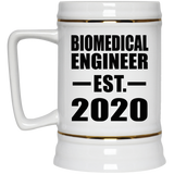 Biomedical Engineer Established EST. 2020 - 22oz Beer Stein