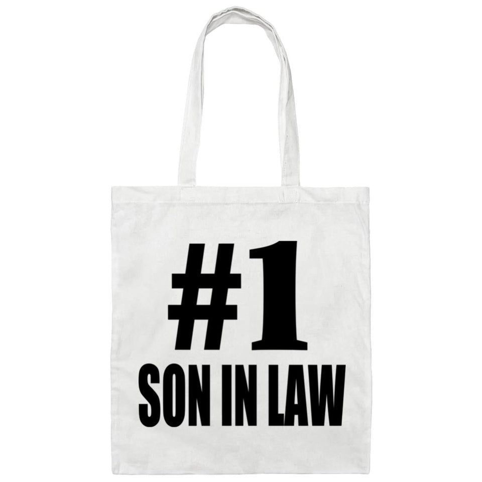 Number One #1 Son In Law - Tote Bag White