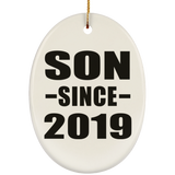 Son Since 2019 - Oval Ornament