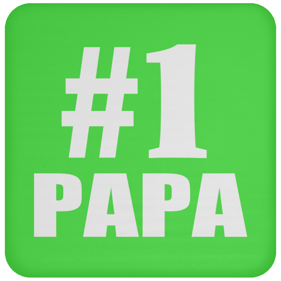 Number One #1 Papa (Grandpa) - Drink Coaster
