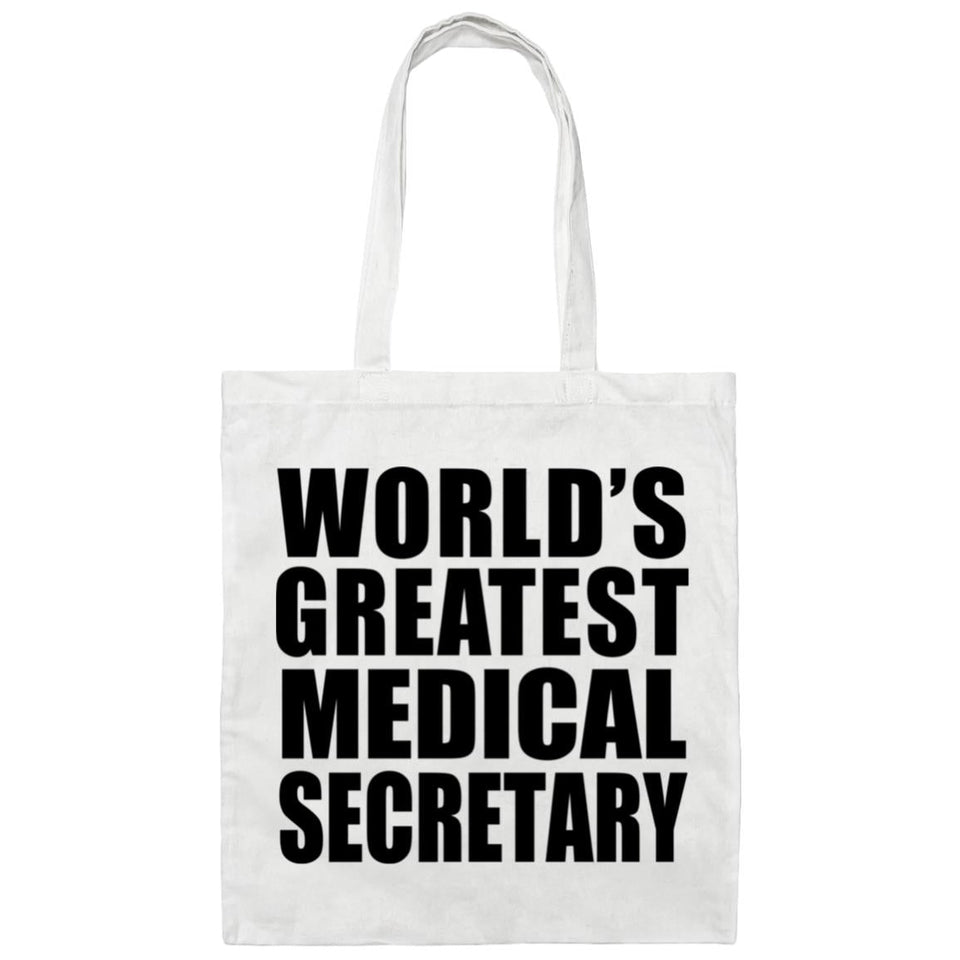World's Greatest Medical Secretary - Tote Bag White