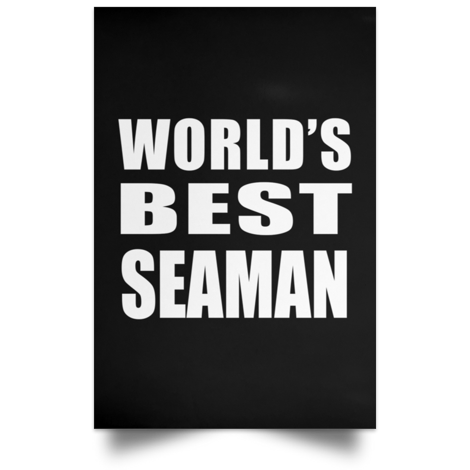 World's Best Seaman - Poster Portrait