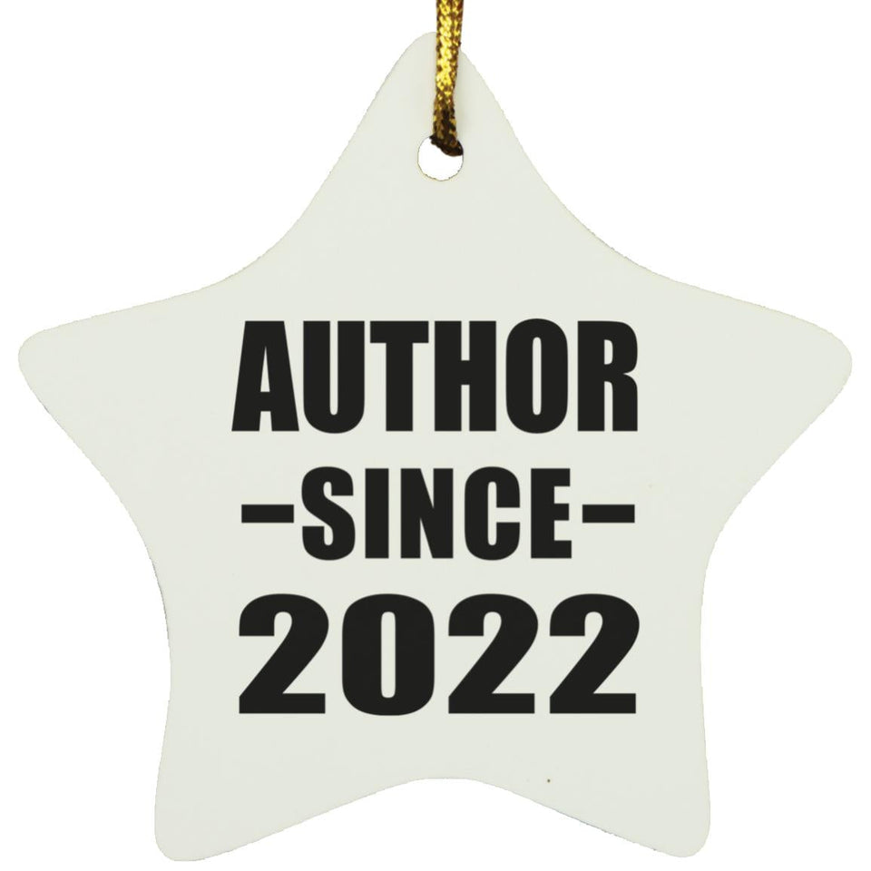Author Since 2022 - Star Ornament