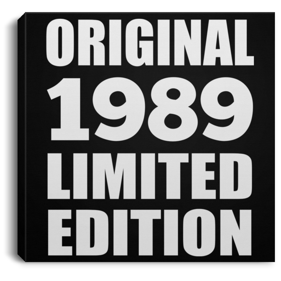 35th Birthday Original 1989 Limited Edition - Canvas Square