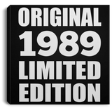 35th Birthday Original 1989 Limited Edition - Canvas Square