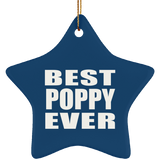 Best Poppy Ever - Star Ornament