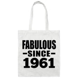 63rd Birthday Fabulous Since 1961 - Tote Bag White