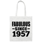 67th Birthday Fabulous Since 1957 - Tote Bag White