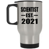 Scientist Established EST. 2021 - Silver Travel Mug