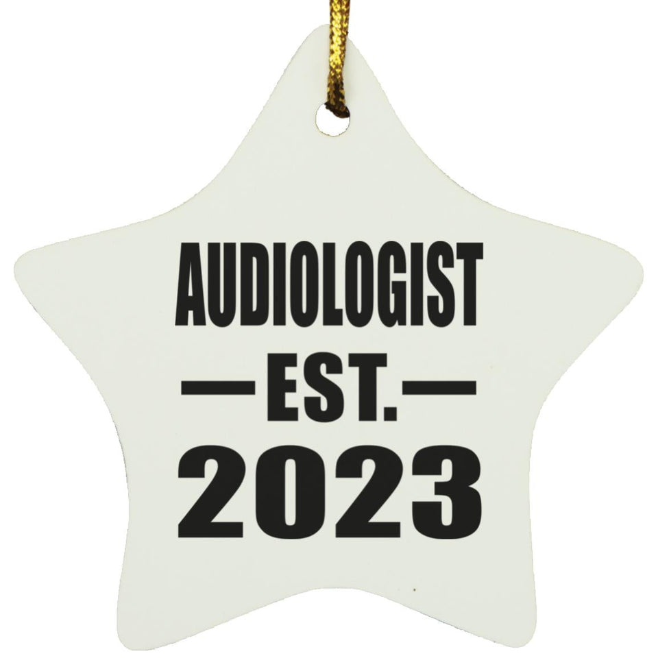 Audiologist Established EST. 2023 - Star Ornament