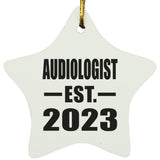 Audiologist Established EST. 2023 - Star Ornament